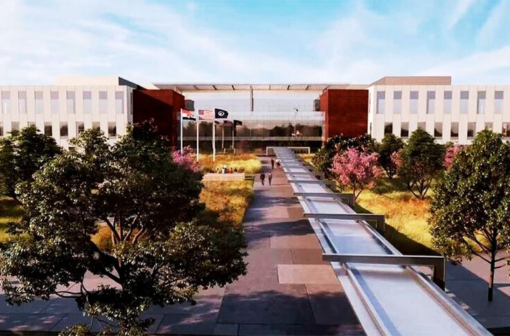 NGA-West.jpg 3D rendering of the NGA West's campus